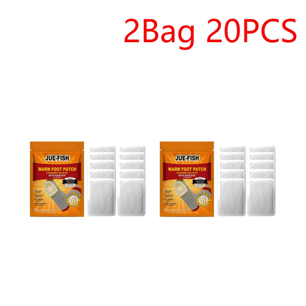 

10-50PCS Body Foot Warmer Sticker Air Activated Odorless Hot Insole Warmers Multifunctional Foot Warmer for Fishing Hunting
