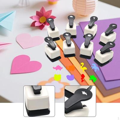 8 Stück Papierlocher Vielseitig DIY Verschiedene Formen, Basteln für Festival, Hochzeit