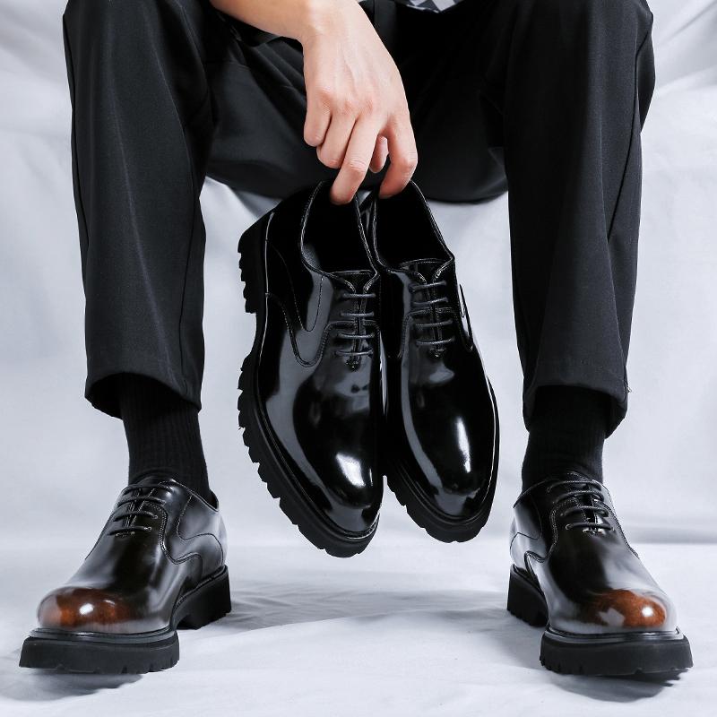 Fashion Leather Shoes For Man Genuine Leather Big Size Shoes High Quality Designer Formal Shoes Casual Shoes Fashion Business