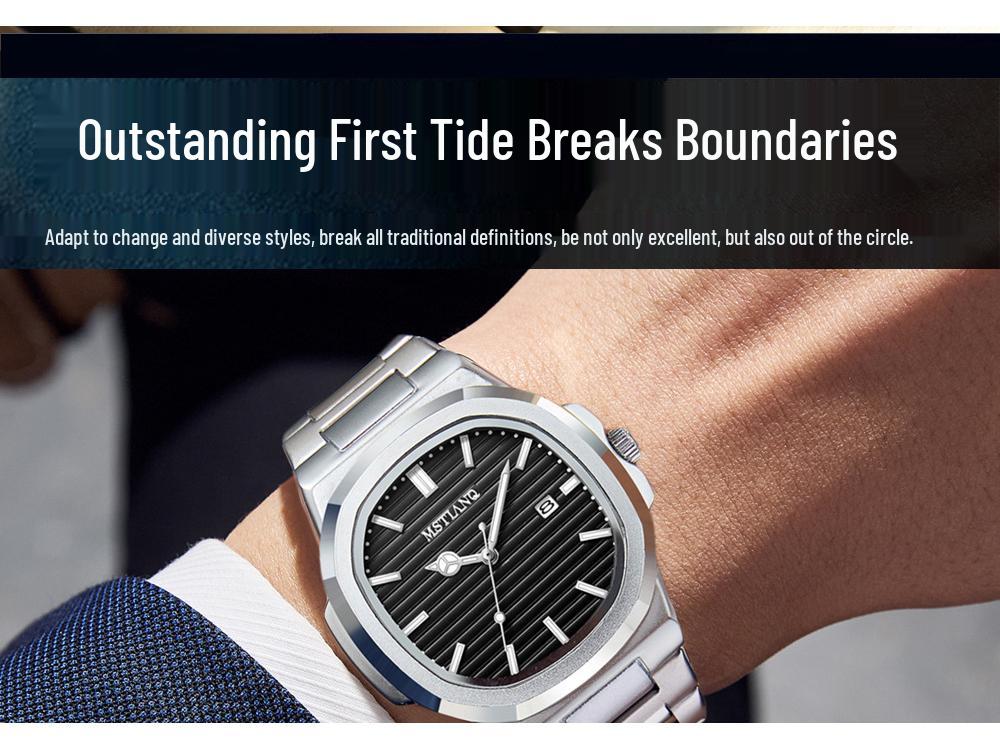 2025 Parrot Ultra-Thin Men's Quartz Spiral Watch - Fashionable and Trending Design