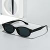 Oval Sunglasses Women Punk Double Color Shades UV400 Retro Men Trending Sun Glasses Clear Lens Frame