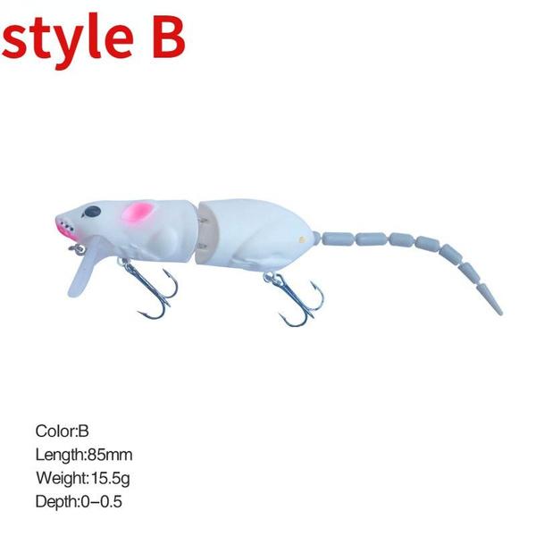 

Рыболовная приманка для крыс и мышей Top Water Приманка для ловли окуня, наживка для щуки