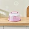 24 Pieces Cake Carrier with Lid and Handle 10Inch Dome Portable for Dessert
