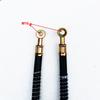 Pit Bike Motorcycle Oil Cooler Radiator M10  for 140CC 150CC 160CC Kayo BSE Apollo Honda Kawasaki 4 Row Enduro Motocross Parts