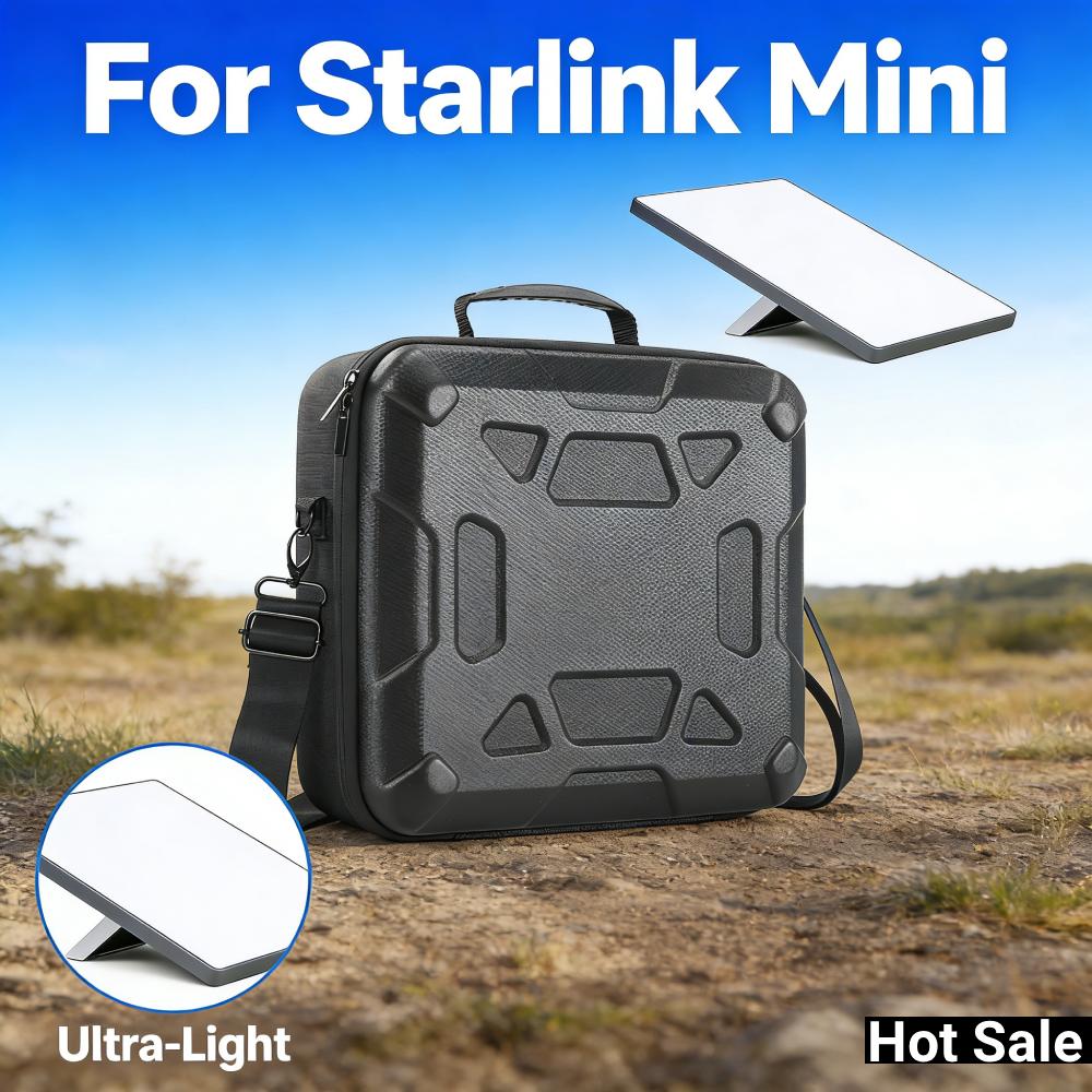 Pro Starlink Mini Ultra-lehké ochranné pouzdro Odolné proti opotřebení Nárazuvzdorná taška přes rameno Přenosná cestovní taška na přenášení StarL Mini Příslušenství