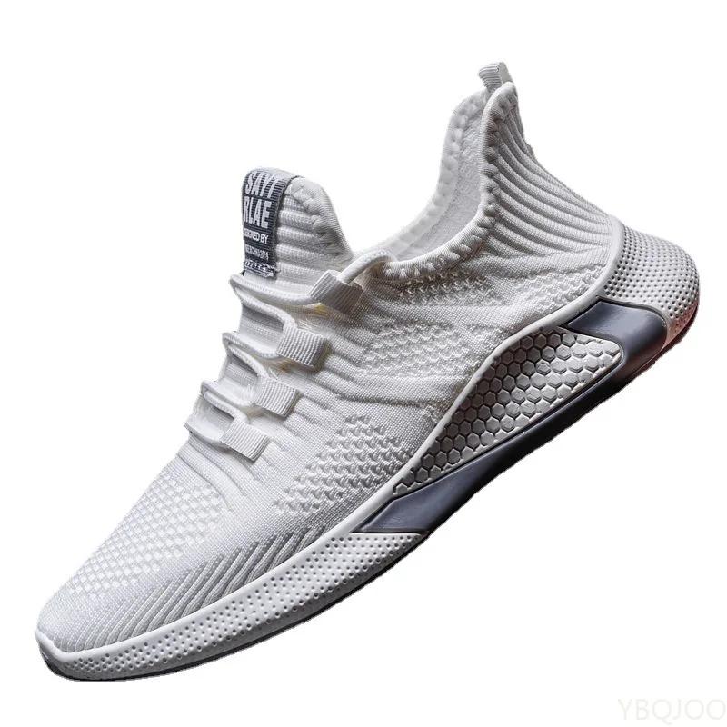 Fashion Spring Autumn New Brand Designer Casual Mesh Shoes Men Breathable Running Shoes Men Comfortable All-match Flat Men Sneakers