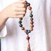 Ancient Method Five Elements Incense Bead Bracelet - Multi-Treasure Car Hanging, Light Luxury Literary Jewelry Gift.