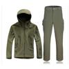 Men's Autumn and Winter Warm Outdoor Tactical Suit Overalls Suit Warm Jacket + Trousers 2-piece Set