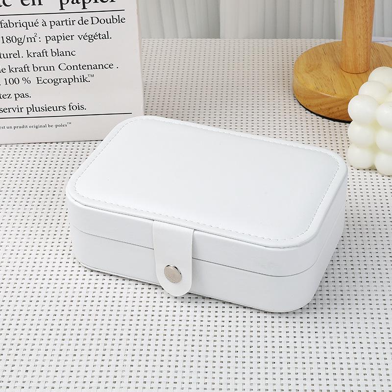 Compact Travel Jewelry Organizer: Earring & Necklace Storage Box