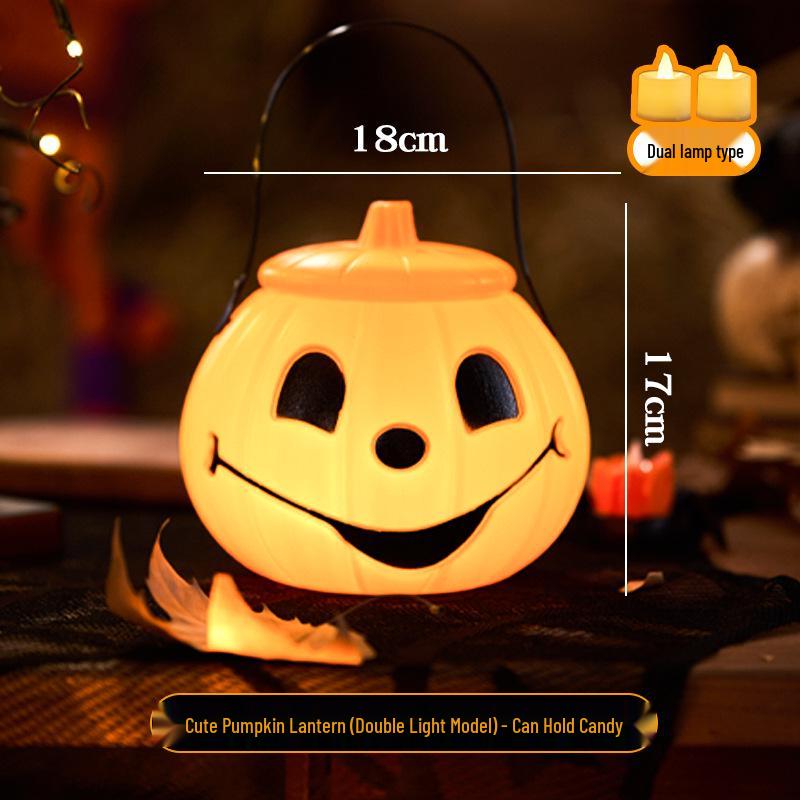 Children's Pumpkin Lantern Candy Basket for Halloween