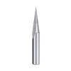 CNC Engraving Bits Wood Carving Router Bit 1/4'' Shank 15 Degree Carbide 2 Flutes 0.2mm Tip Detail Carving Liner V-bit Woodworking Router Tool for
