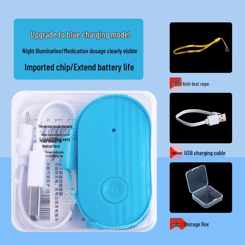 Rechargeable IV Drip Reminder: Infusion Buddy with Low Medication Alert