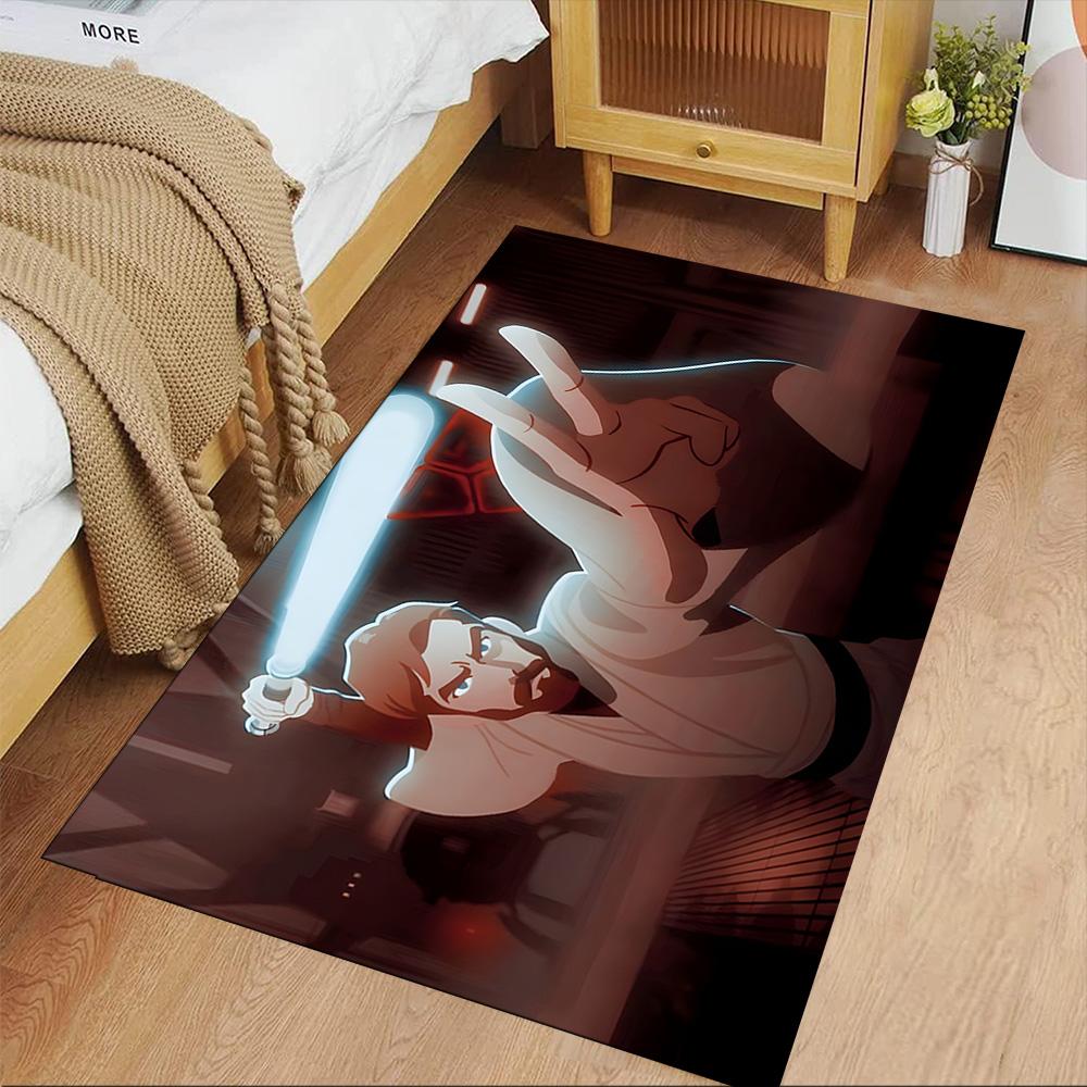 Star Wars Area Rug Suitable for Entryway Living Rooms Game Room Balcony Anti-slip Rug Office Home Decor Perfect Birthday Christmas Gift Idea