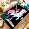 Custom personalization Nella the Princess Knight Area Rug - Perfect For Kitchen, Bathroom,Laundry Room Decor Large Size Available,Gift All Seasons