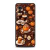 Pumpkin Autumn Leaves Coffee Phone Case Cover for Xiaomi Mi 17 Pro Max 15 14 13 12 11 Ultra 15T 14T 13T 12T Pro Lite Soft TPU