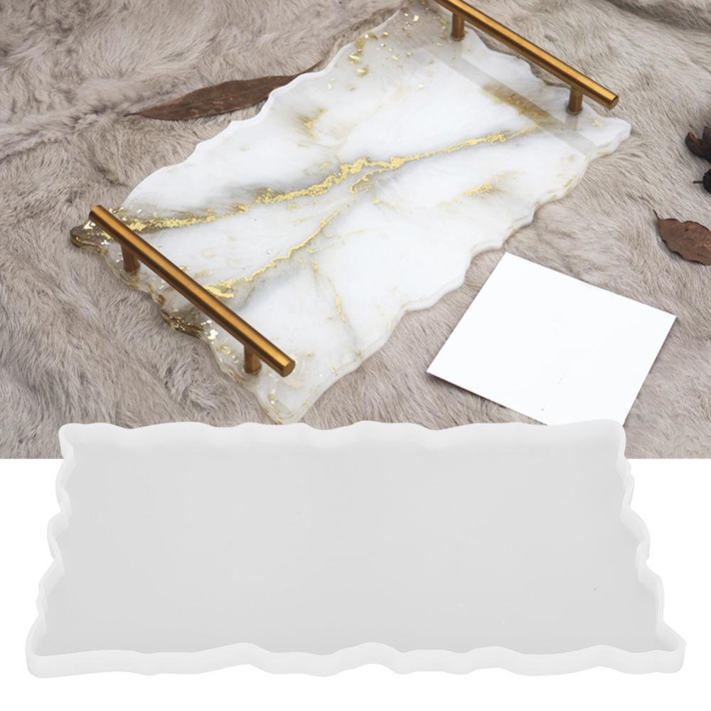 11.8 x 7.5 Inch Fruit Tray Mould Soft DIY Tray Mould Resin Mould  Jewelry Plate Making