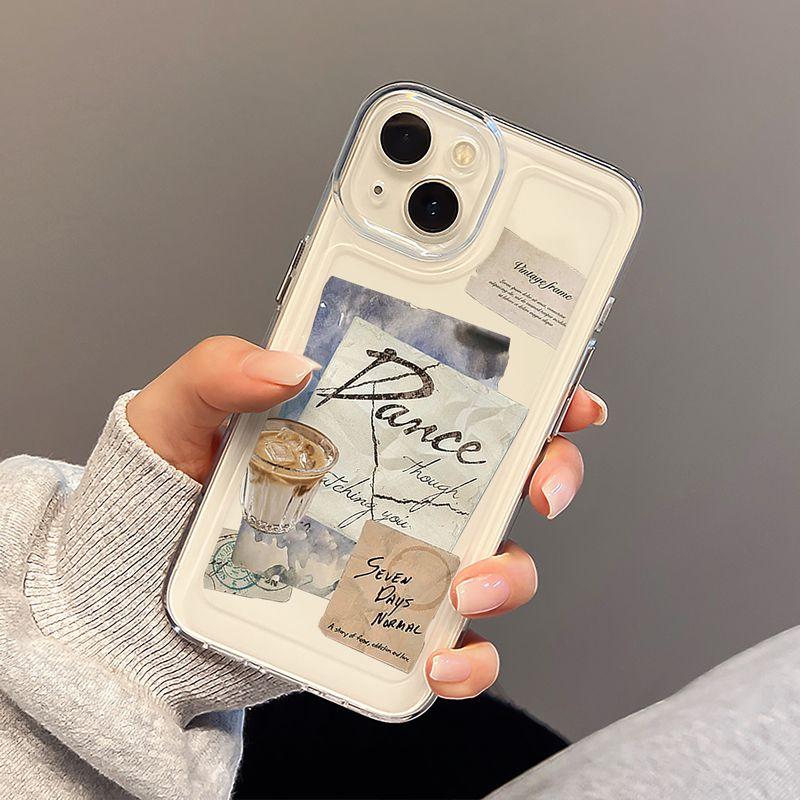 Art Paintings Case for IPhone 16 15 14 13 12 11 Pro Max 14 15 Plus Protection Back Cover Bumper Dustproof Non-Slip Anti Fall