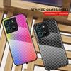 Bunt gestreifte gehärtete Glas Hülle für OPPO Reno 15F 15 Pro 5G A6 A6X Realme 16 15T C85 Vivo Y21D Y31 Motorola Moto G17 G57 Power Oneplus 15R Cover