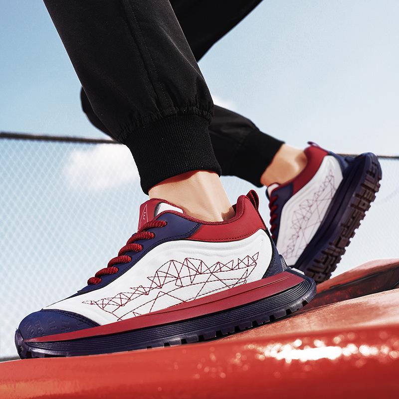 High Quality Casual Shoes for Men, Breathable and Comfort Running Shoes, Thick Soled Anti Slip Chunky Sneakers Tenis Masculino