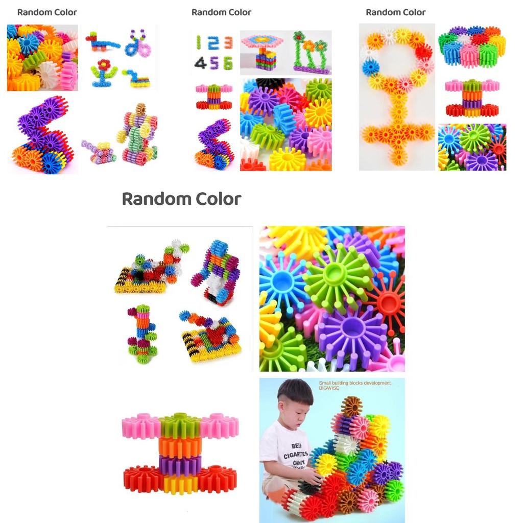 Grandes Briques de Construction à Engrenages Granulés Pour Enfants Jouet Puzzle Éducatif Amusant Pour Tout-Petits