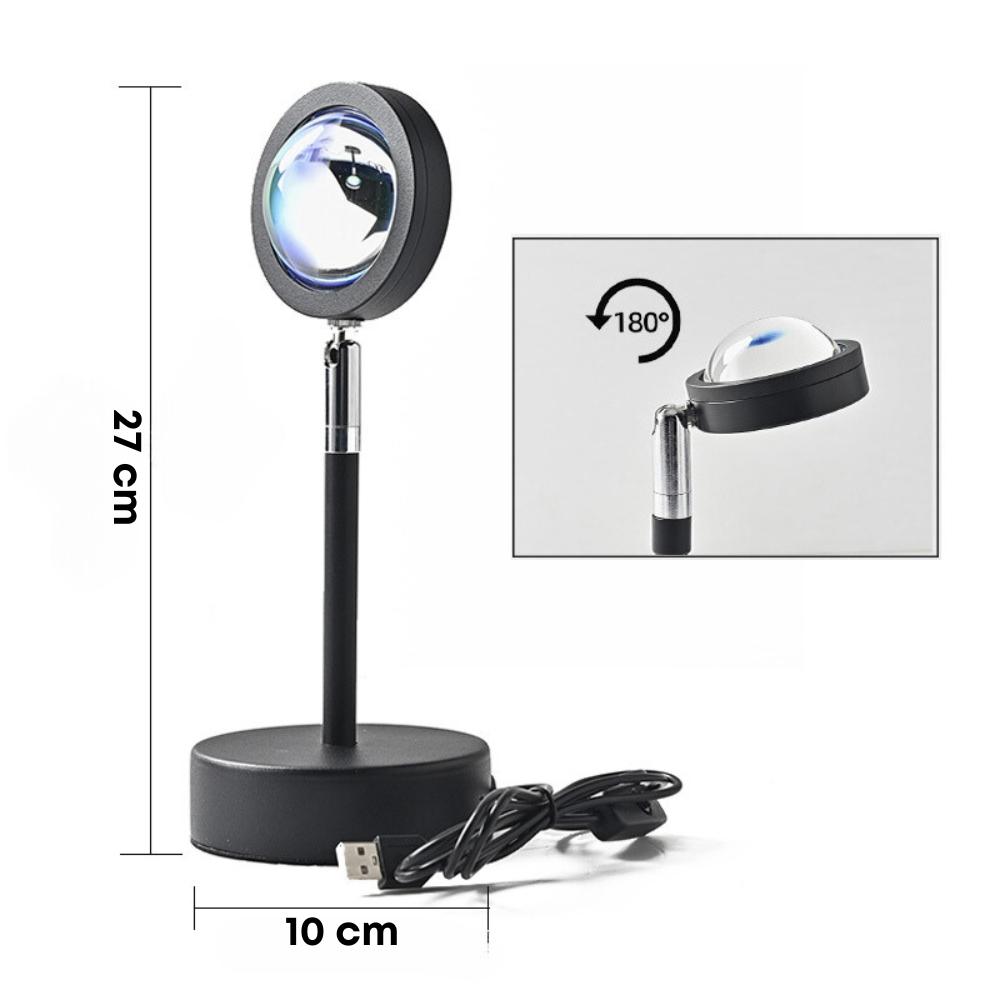 LED sunset projector lamp 16 colors night lamp birthday gift