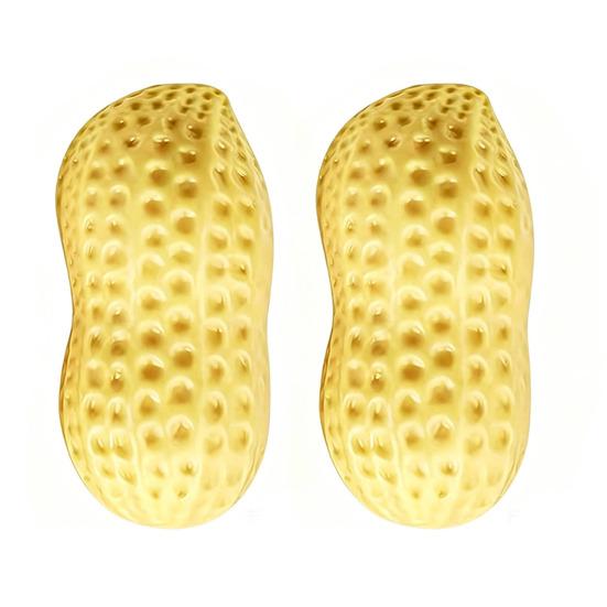 1/2/3 Peças Brinquedo Falso de Amendoim para Alívio do Estresse, Brinquedo de Aperto de Amendoim Gigante de Subida Lenta, Bola Anti-Estresse de Relaxamento Fidget Toy para Crianças Adultos