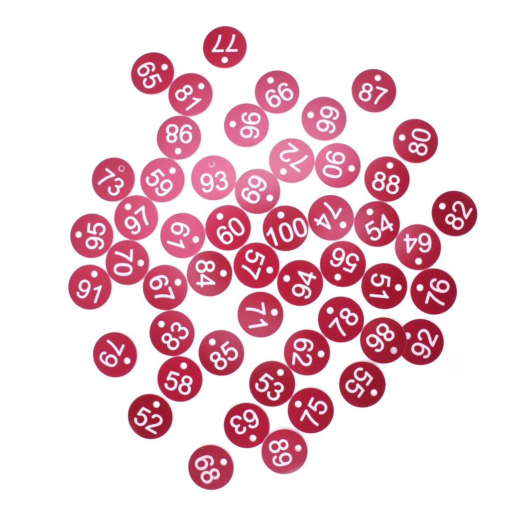 50PCS Numbered Label Numbered Tag for Farm Livestock Beekeeping Husbandry Breeding Supplies