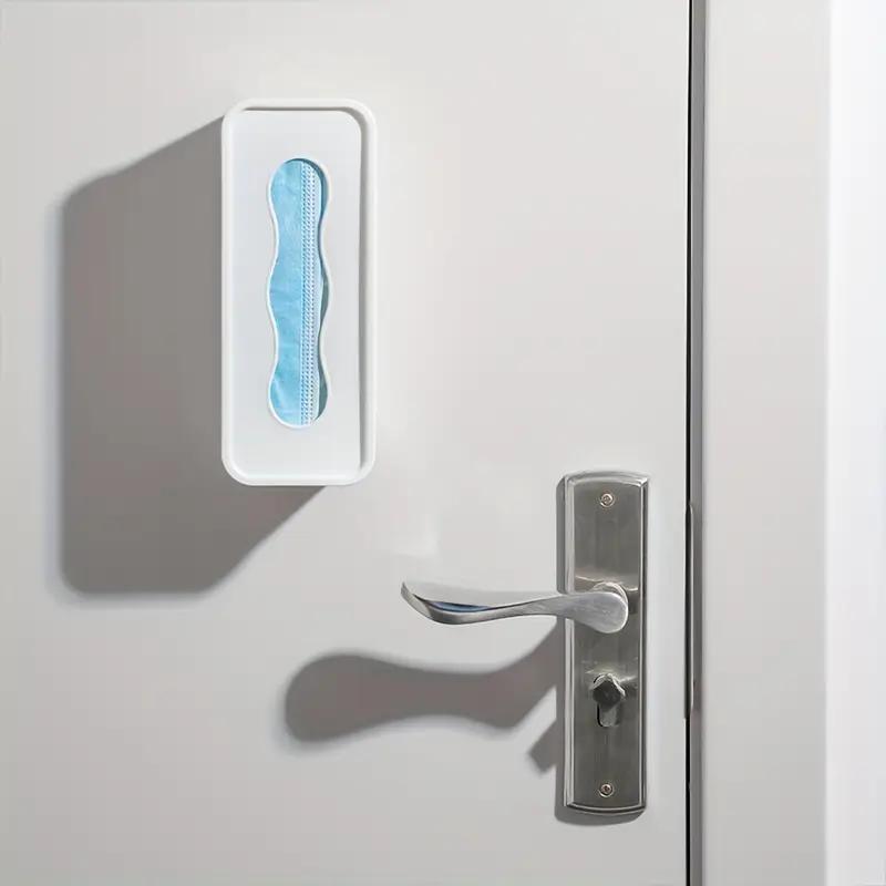 1 STÜCK Küchenwandmontierter Aufbewahrungsorganizer Maskenaufbewahrungsbox Küchenfilteraufbewahrung Küchenfolie Haushalt Wandmontierte Aufbewahrungsbox für kleine Gegenstände