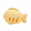 Fish Shape Fish Toy Silicone Cat Chew Toy Safe Contact Cat Feeder  Cat Boredom Relief