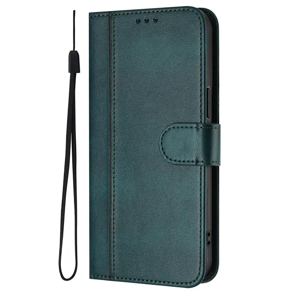 Retro Leather Phone Wallet Case For OPPO Reno 4 Lite 4F 5F 5 5Z 6 Lite 7 7Z 8 Z 8Z 8T 9 10 13 Pro 13F F Protective Stand Cover