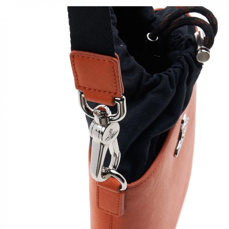 Vivienne Westwood Saffiano Kordelzug Umhängetasche 52040037 L001n F401