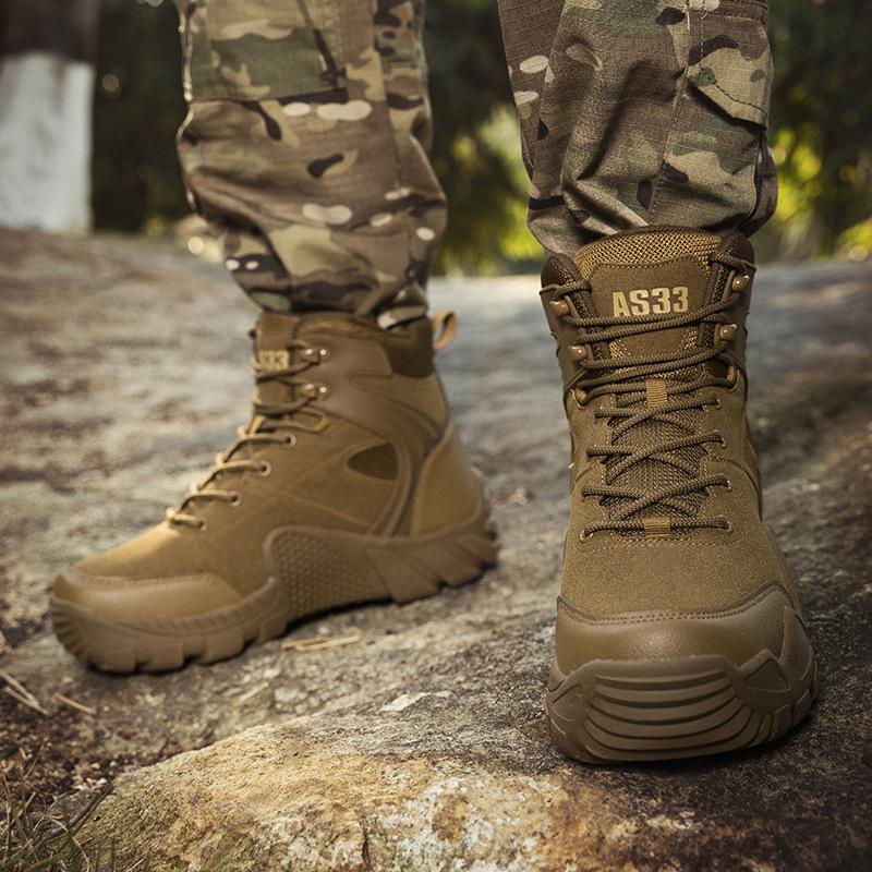 Men’s Tactical Hiking & Mountaineering Boots - Durable, Breathable, Large Size