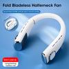 4000mAh Hanging Neck Fan Portable USB Rechargeable Bladeless 720 Rotation for Outdoors Travel Sports