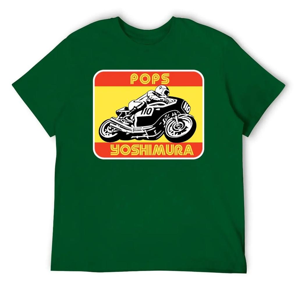 Sport T-shirts Hot Sale Funny Novelty Home Eur Size POPS Yoshimura Classic Round Neck T-shirt clothing harajuku