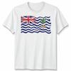 T-shirt Unisex con Bandiera delle Isole Territorio Britannico dell'Oceano Indiano Maglietta Grafica