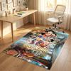 Personalized Crystal Velvet Carpet,Dragon Ball Custom Printed Name, Plush Area Rug For Home Indoor Decor