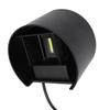 Modern 12W Wall Light Semi-Circular Waterproof LED Wall Lamp CRI 80 Aluminum Housing Up Down Lighting Patio