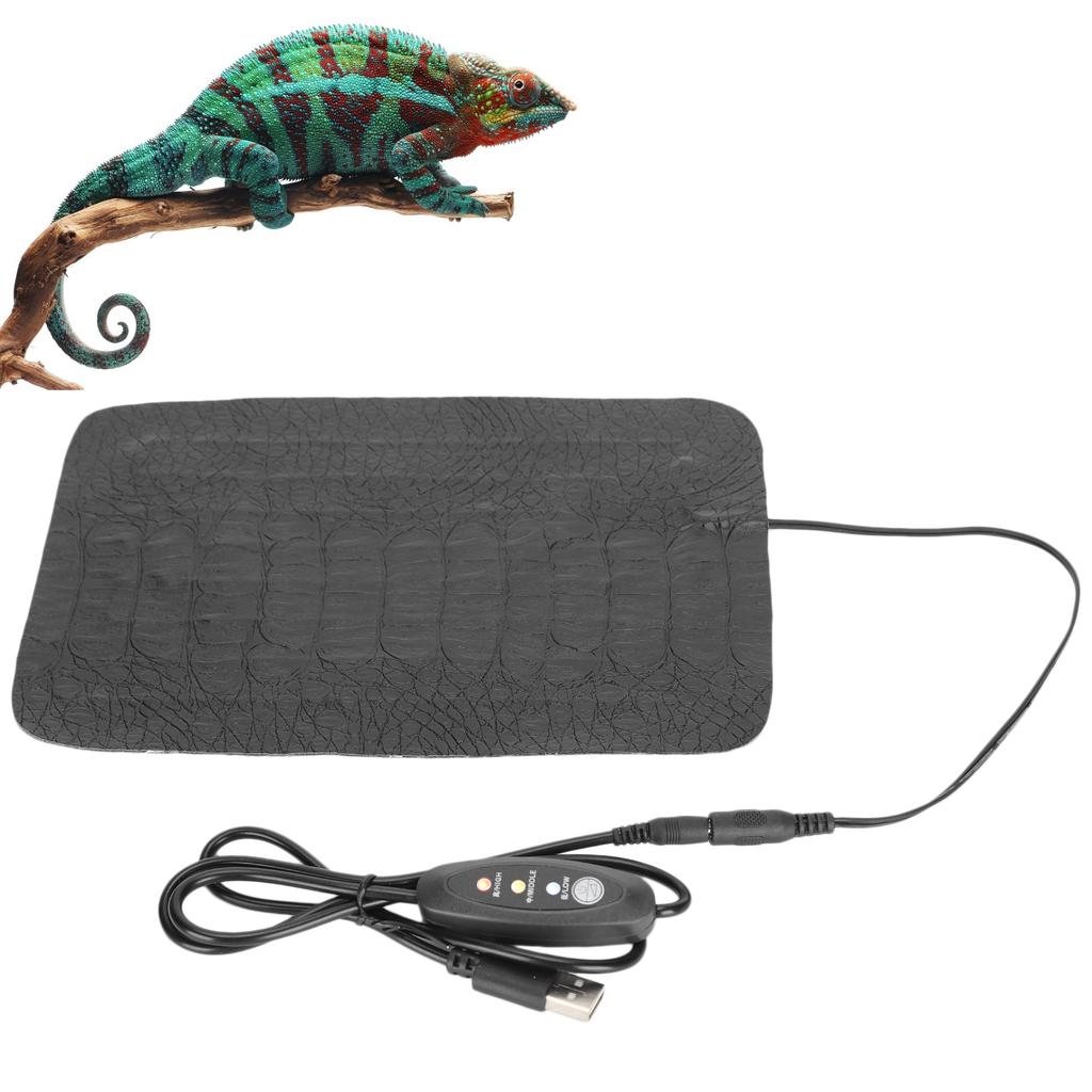 USB Reptilien Kratzfest Heizmatte Wasserdichte Wärmematte für Reptilien Schildkröte  (Klein )