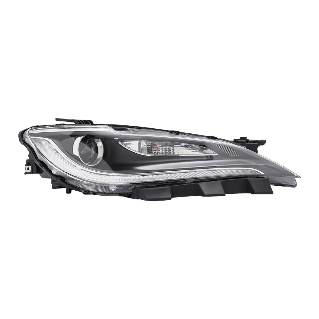 Front/Right/Left Headlight w/LED DRL Compatible with 2016-2017 Chrysler 200 (C/Limited) Replacement for 68284782AA/68284783AA