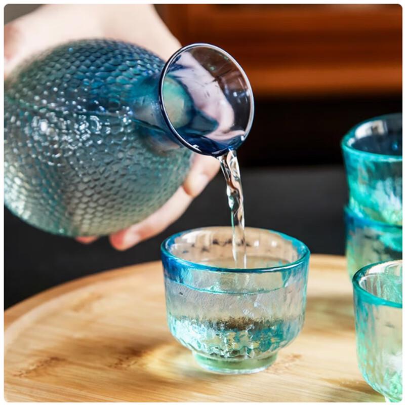 Japanese Glass Sake Set