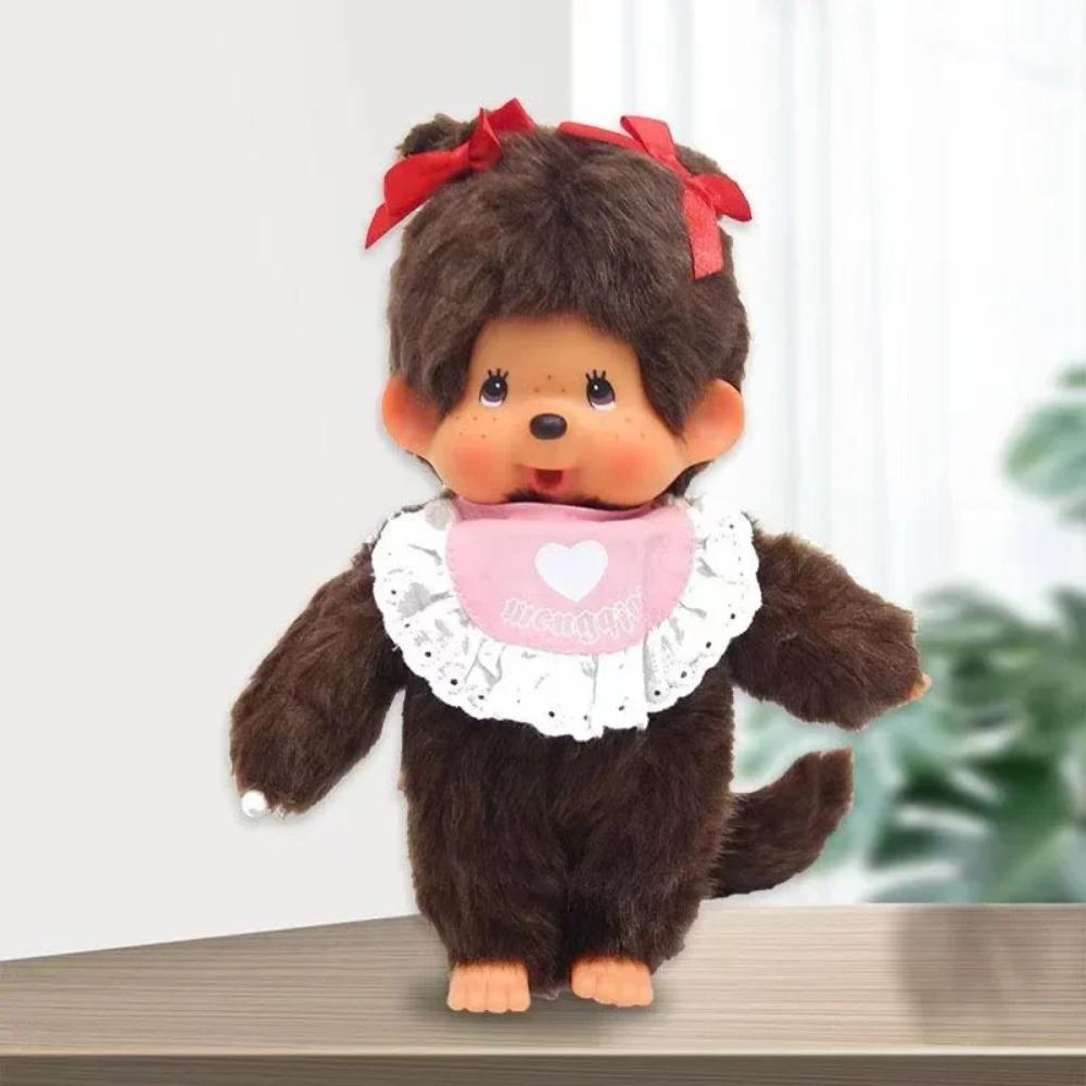 20cm Kindergarten Kawaii Doll Kid Monkey Anime Action Figure Pendants Hand Puppet Couple Sportswear Dresses Girlfriend Plush Toy