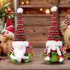Festives Plush Santa Gnomes Doll Ornament with Sacks Bag Design Stuffing Swedish Tomtes Figurine Home Office Table Decors
