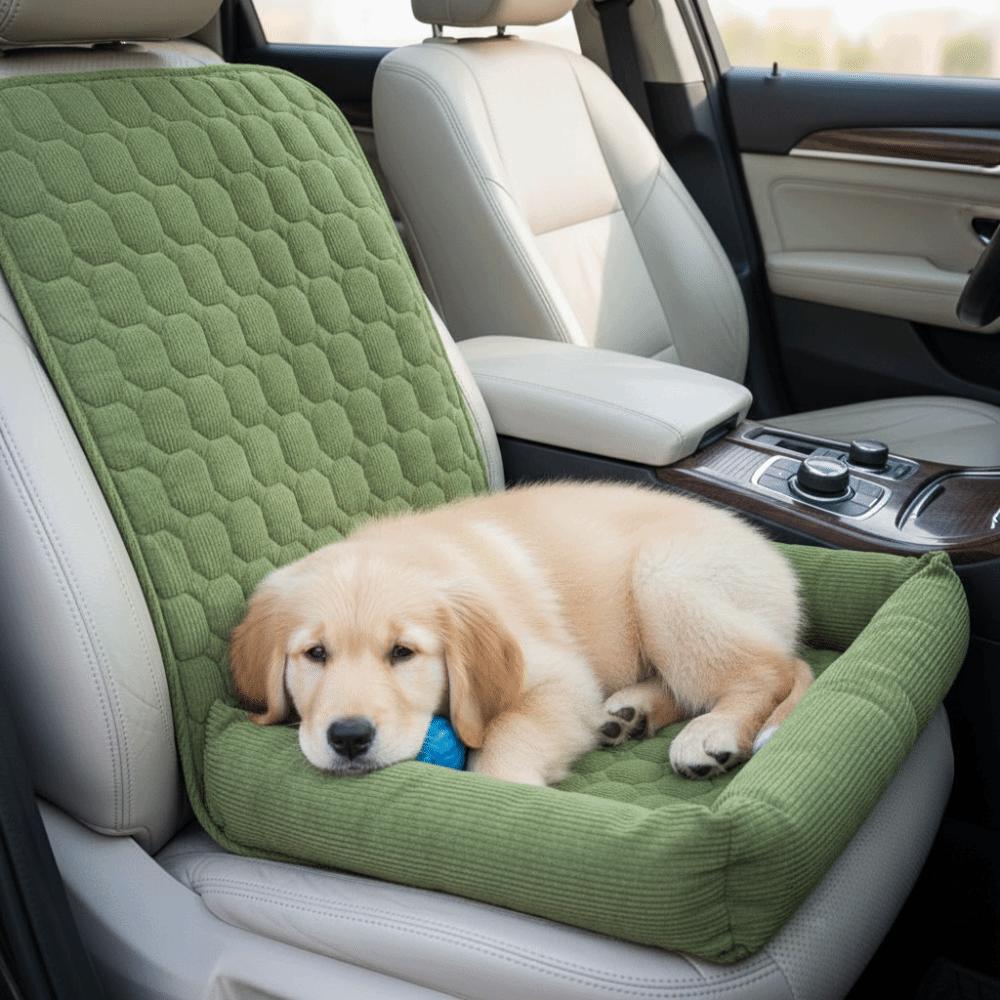 Folding Pet Car Seat Cover Breathable Detachable Pet Travel Carrying Mat Non-Slip Comfortable Pet Car Mat Outdoor Travel