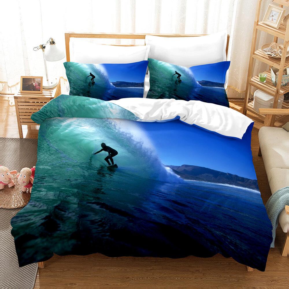 Middle East E-Commerce Three-Piece Set, American 3D Digital Printing Kit