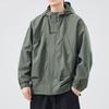 New jacket jacket for boys autumn and winter loose trendy brand cotton-padded clothes casual hooded top jacket for men