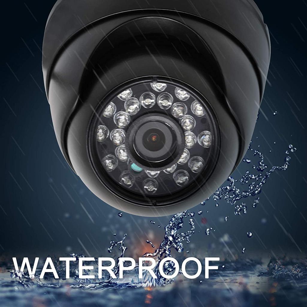 ELP CCTV USB Dome Camera 720P Security Camera Indoor Dog Cat Dome IP Cam with Night Vision Waterproof Dome Camera Outdoor Metal Housing 24 Full Day