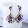 Bohemian Rhinestone Crystal Zinc Alloy Earrings for Women