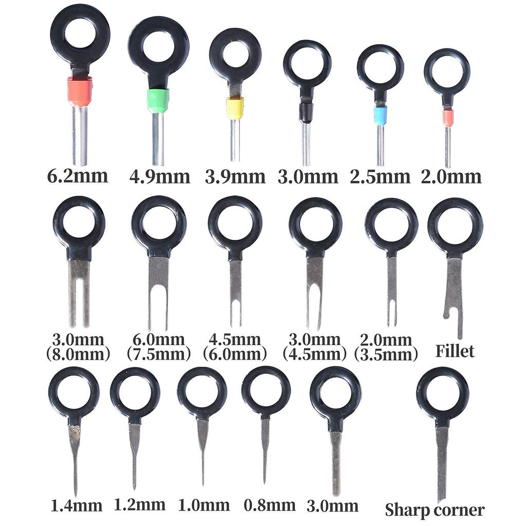 70 Pcs Terminal Removal Key Tool, Pin Extractor Puller Repair Remover for Most Connector Terminals