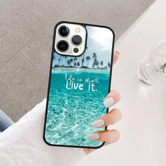 Famous Motivational Life Quote Phone Case Cover For iPhone 17 Air 16 15 14 13 12 Pro Max 11 Pro Max Plus Coque
