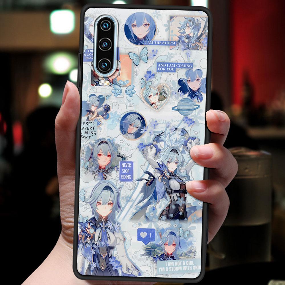 Genshin Impact Phone Case For Huawei P30 Lite P50 Pro P20 P40 Lite E P Smart Z 2021 Y6 Y7 Y9 2019 Y6p Y9s Y7a Silicone Cover